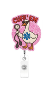 Cuff Em Badge Reel