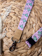 Load image into Gallery viewer, Book Worm Fabric Lanyard
