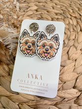 Load image into Gallery viewer, Yorkie Dangle Earrings

