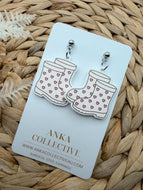 Gumboot Dangle Earrings