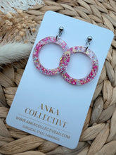 Load image into Gallery viewer, Halo Dangle Glitter Earrings
