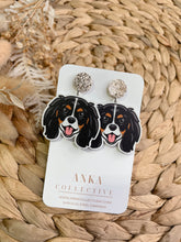 Load image into Gallery viewer, King Charles Spaniel Dangle Earrings
