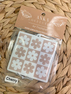 Beige Checkered Floral Air Freshener