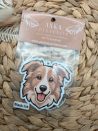 Border Collie Blonde Air Freshener