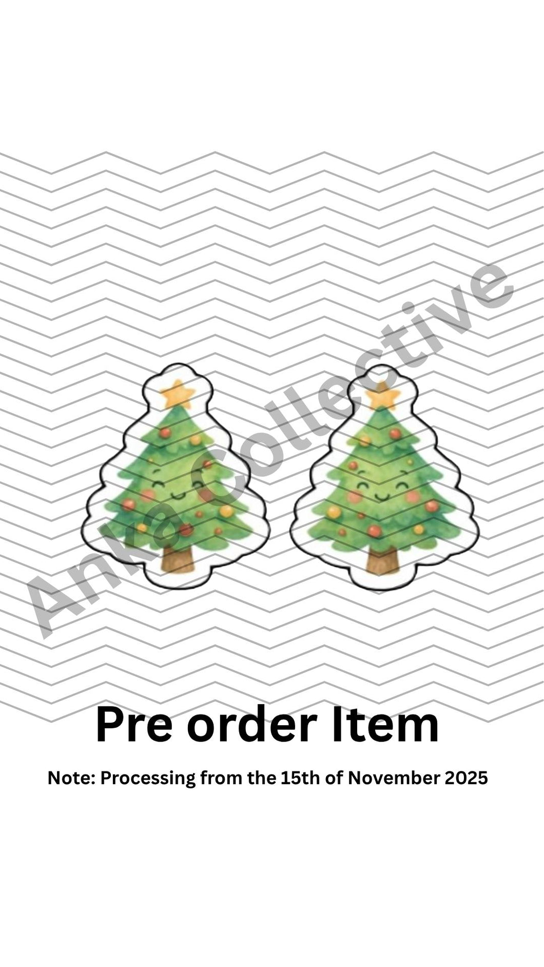 Christmas Tree Stud Earrings