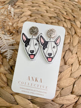 Load image into Gallery viewer, Bull Terrier Dangle Earrings
