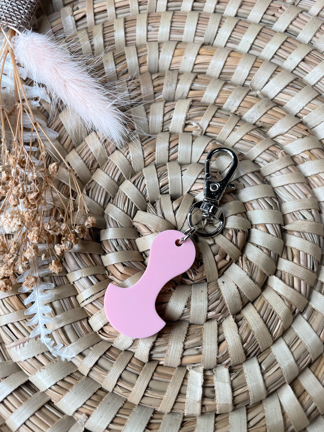 Simple Light Pink Trolley Token