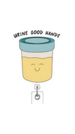 Urine Good Hands 2.0 Badge Reel