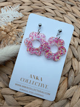 Load image into Gallery viewer, Poppy Dangle Glitter Earrings
