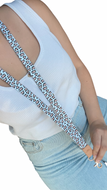 Leopard Fabric Lanyard