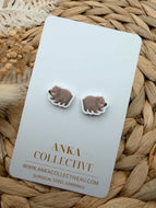 Wombat Stud Earrings