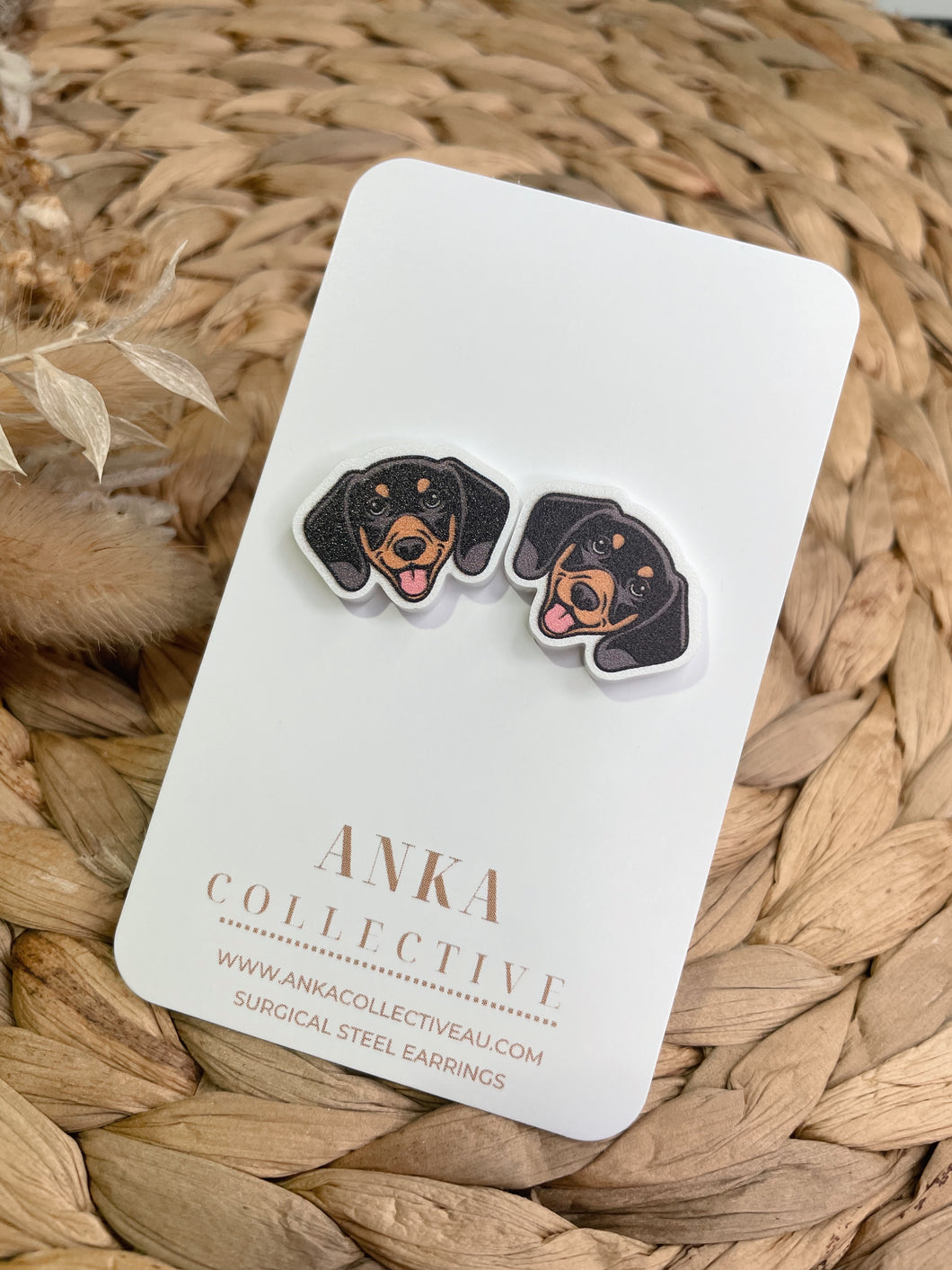 Dachshund Stud Earrings