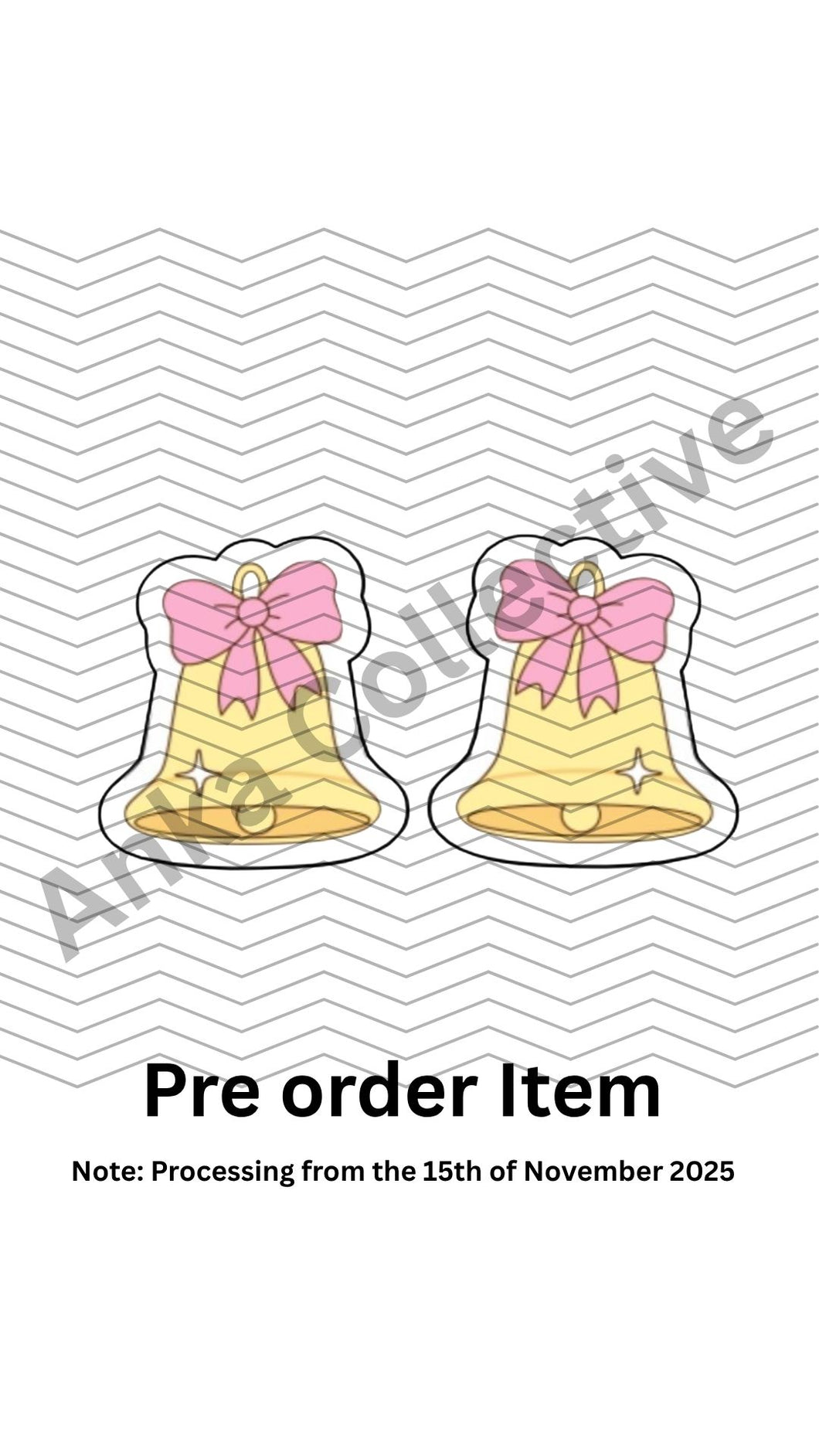 Christmas Bell Stud Earrings