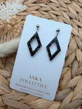 Load image into Gallery viewer, Valencia Dangle Glitter Earrings
