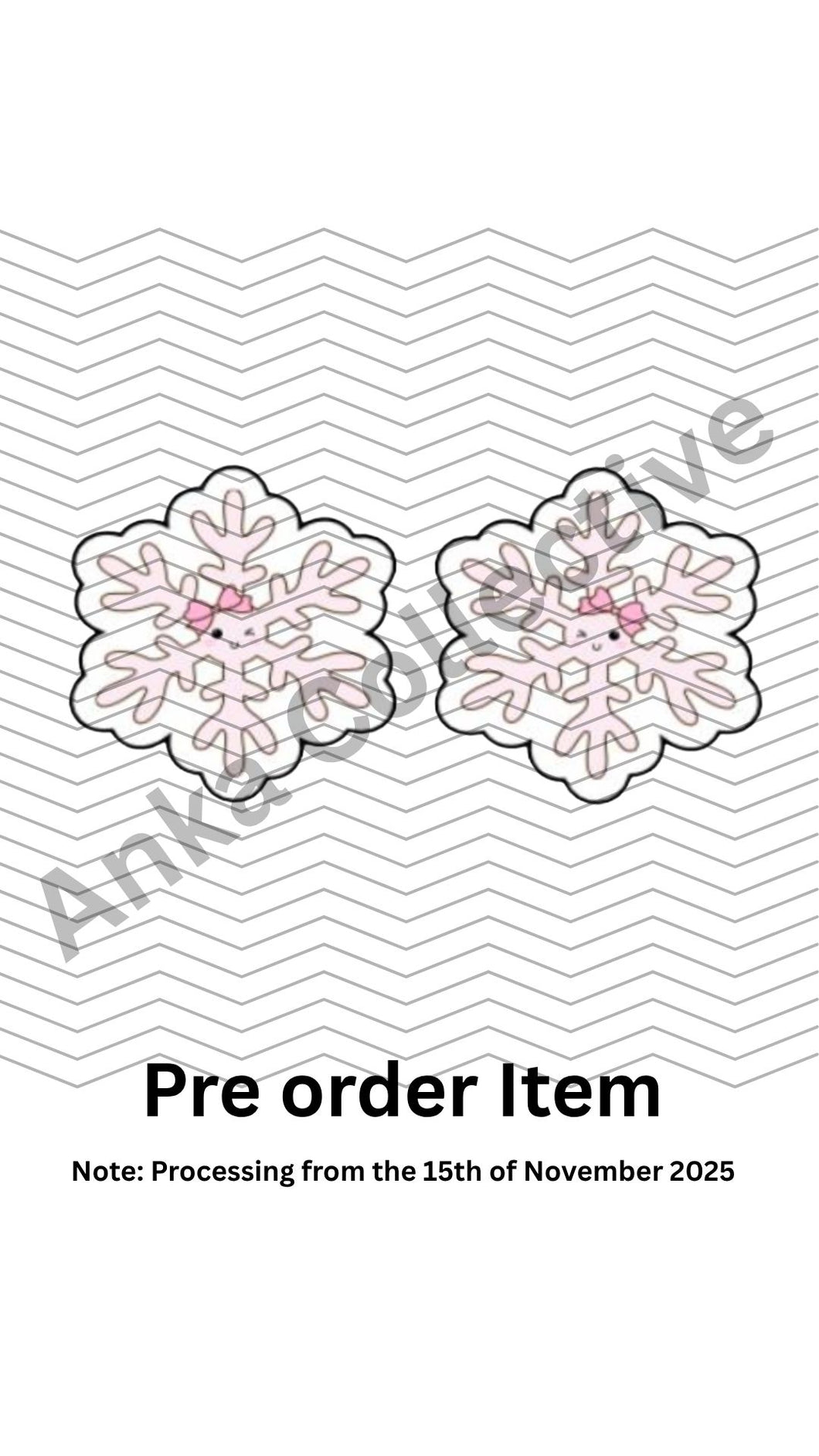 Snowflake Stud Earrings