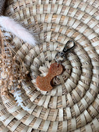 Orange Glitter Trolley Token