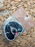 Cocker Spaniel English Black Air Freshener
