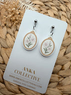 Lillies Frame Dangle Earrings
