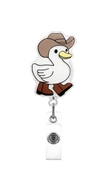 Cowboy Goose Badge Reel