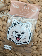 Pomeranian White Air Freshener