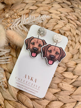 Load image into Gallery viewer, Ridgeback Dangle Earrings
