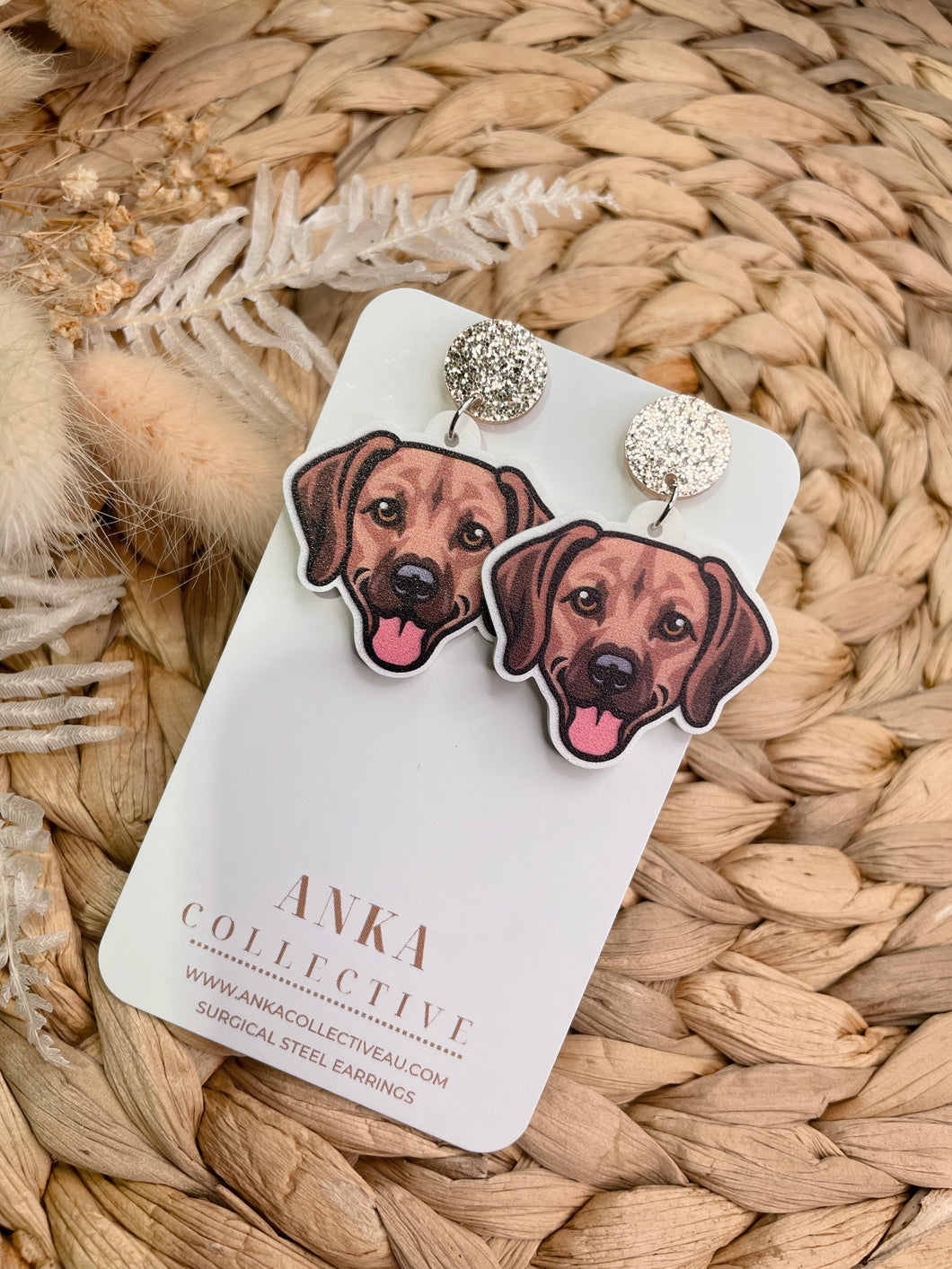 Ridgeback Dangle Earrings