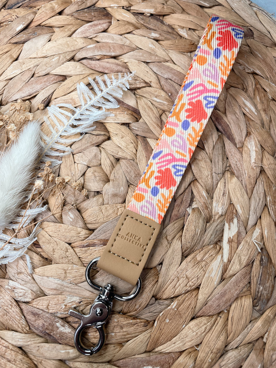 Abstract Spring Wristlet