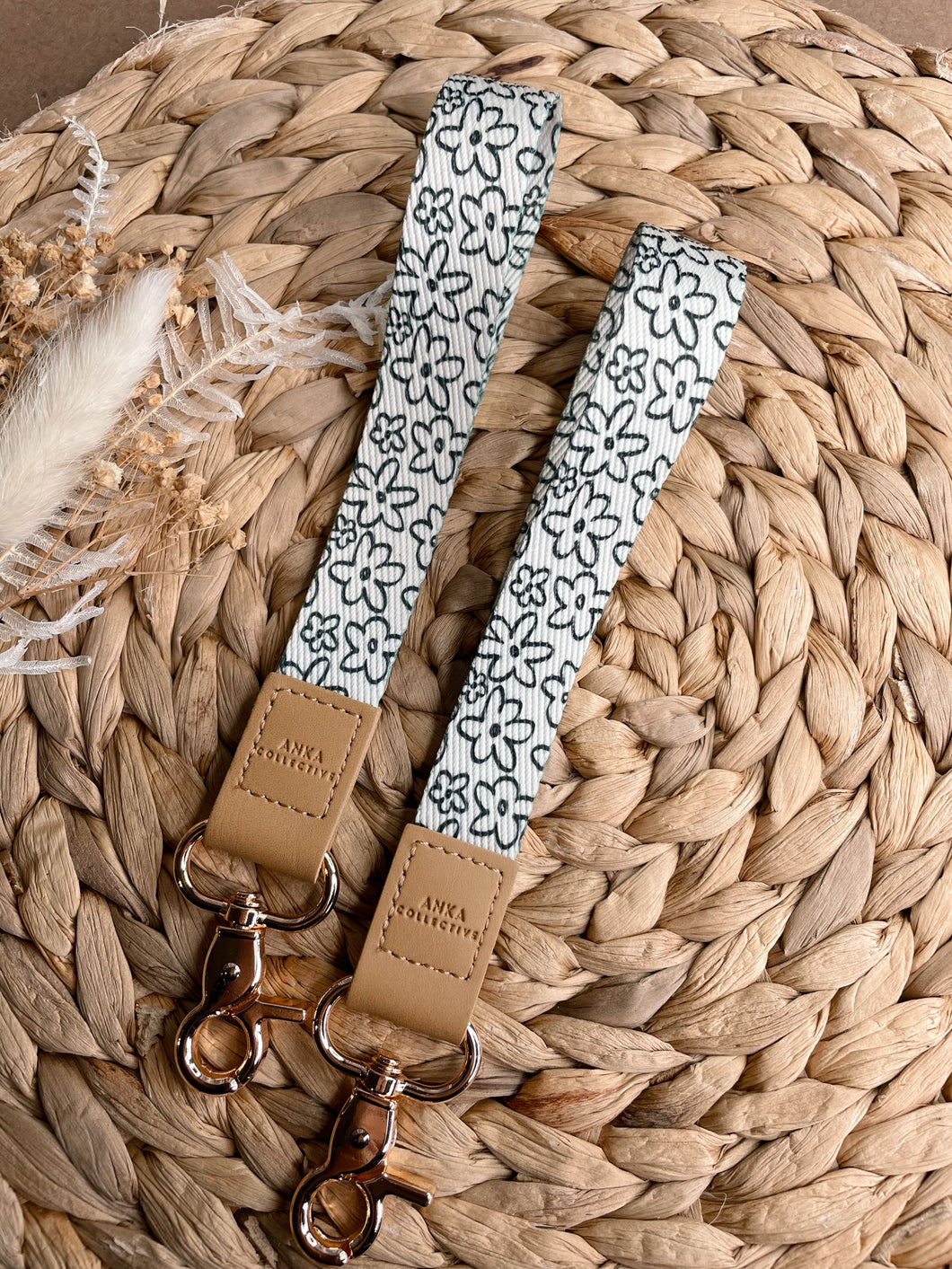 Floral Doodles Wristlet