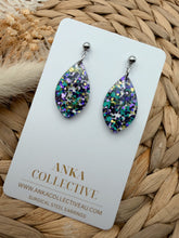 Load image into Gallery viewer, Ember Dangle Glitter Earrings
