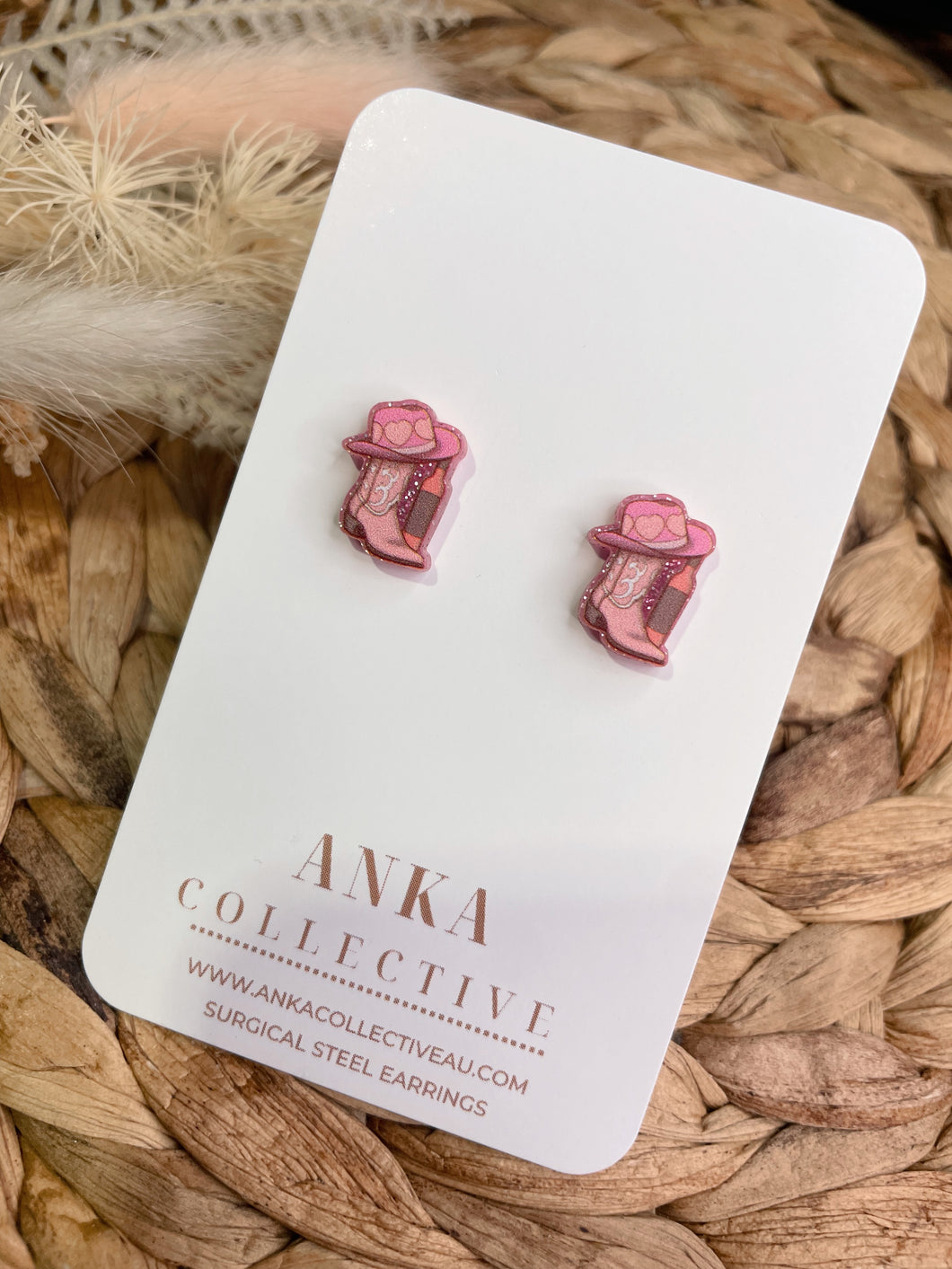 Cowgirl Set Stud Earrings