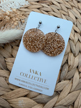 Load image into Gallery viewer, Luna Dangle Glitter Earrings
