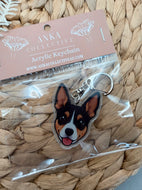 Foxy Dog Keychain