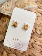 Sunflower Fairy Stud Earrings