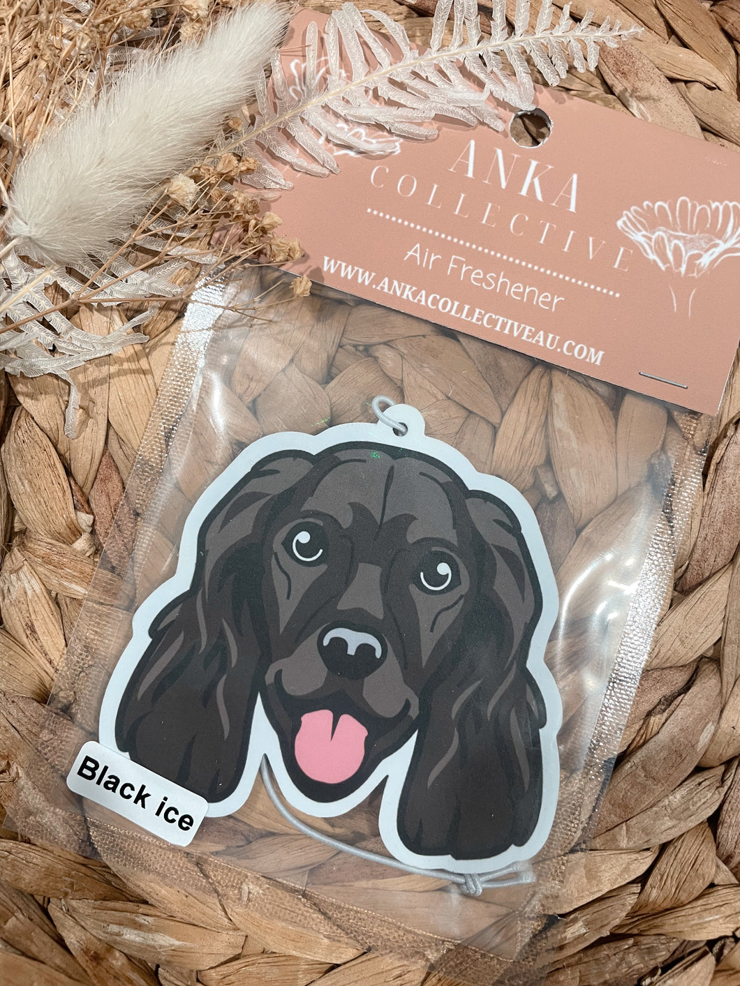 Cocker Spaniel Black Air Freshener