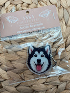 Alaskan Malamute Dog Keychain