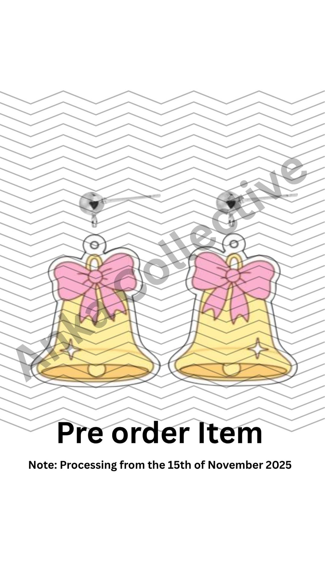 Christmas Bell Dangle Earrings