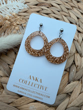 Load image into Gallery viewer, Milan Dangle Glitter Earrings
