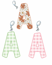 Load image into Gallery viewer, Letter “A” Keychain
