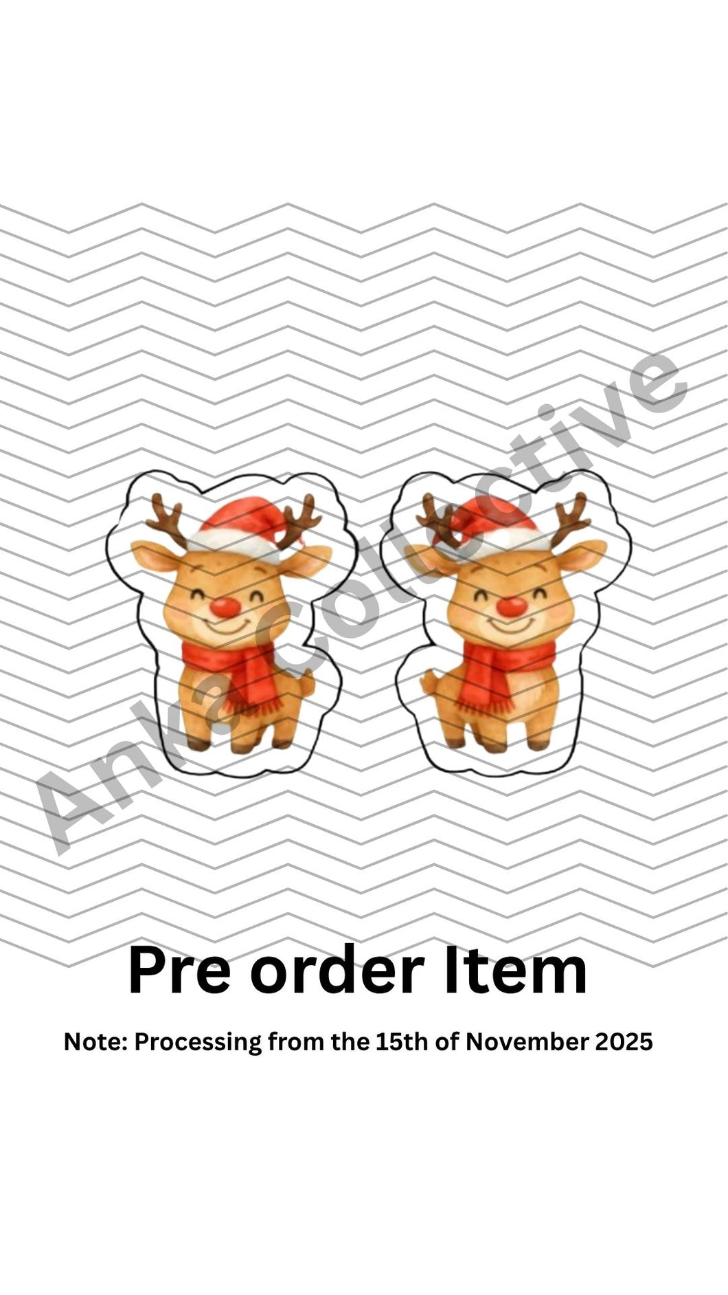 Reindeer Stud Earrings