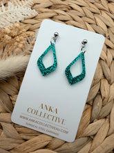 Load image into Gallery viewer, Capri Dangle Glitter Earrings
