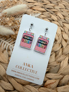 Crayon Pack Dangle Earrings
