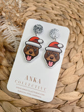Load image into Gallery viewer, Pitbull Dangle Christmas Earrings
