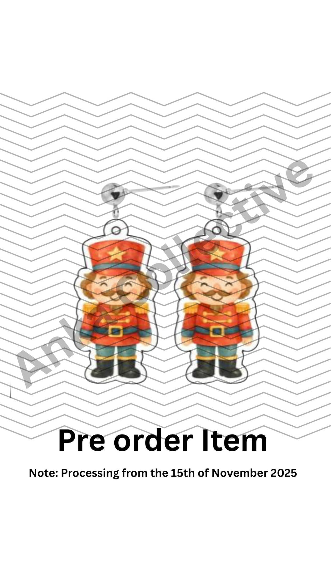 Classic Nutcracker Dangle Earrings