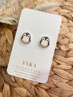 Penguin Stud Earrings