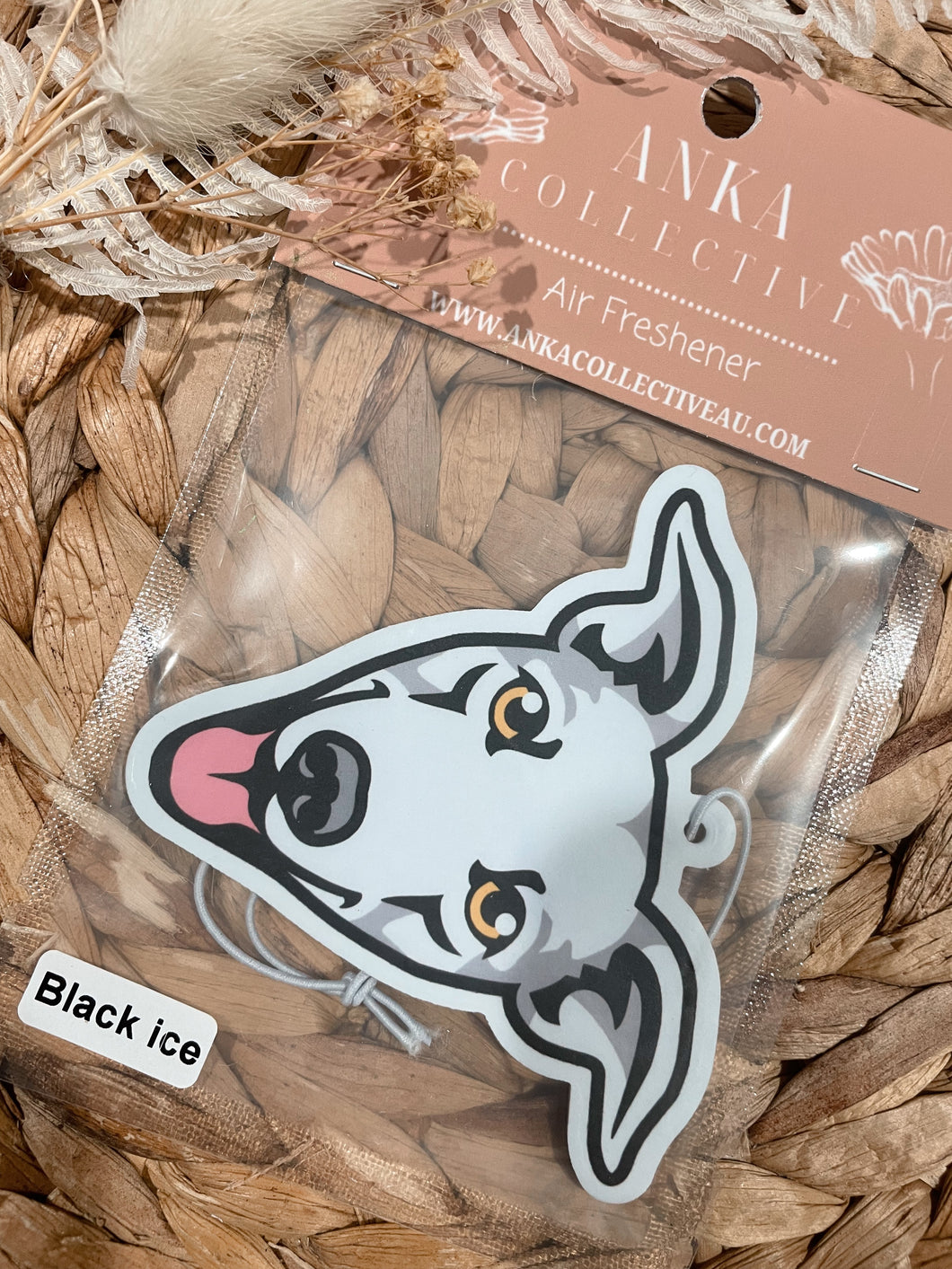 Greyhound White Air Freshener