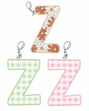 Load image into Gallery viewer, Letter “Z” Keychain
