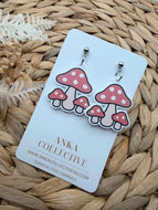Mushroom Dangle Earrings