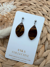 Load image into Gallery viewer, Ember Dangle Glitter Earrings

