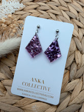 Load image into Gallery viewer, Monaco Dangle Glitter Earrings
