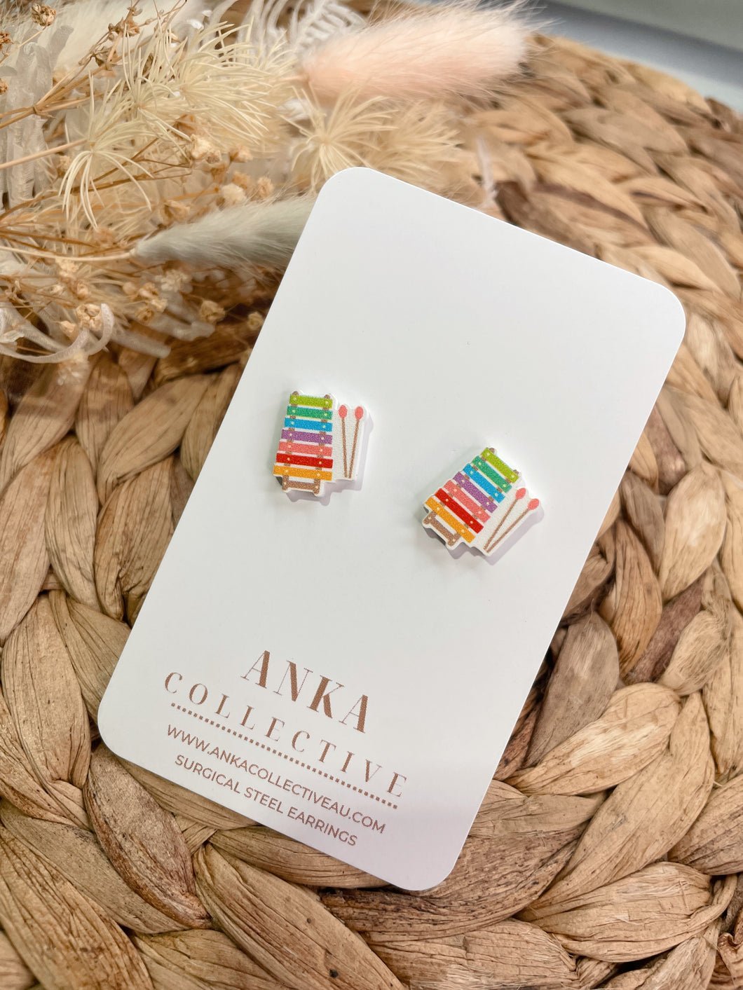 Xylophone Stud Earrings